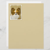 Papillon (Hound Tri) schilderen - Oorspronkelijke  (Voorkant / Achterkant)