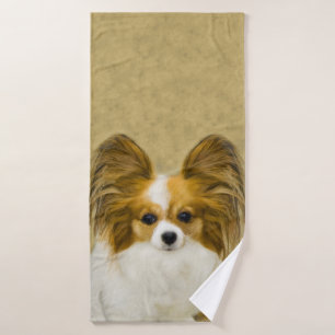 Papillon (Hound Tri) schilderen - Oorspronkelijke Bad Handdoek