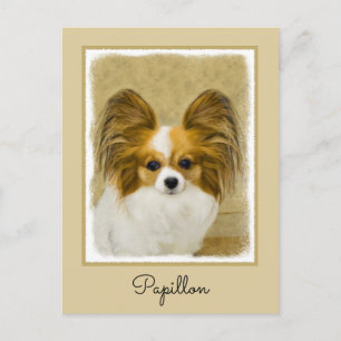 Papillon (Hound Tri) schilderen - Oorspronkelijke  Briefkaart