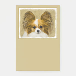 Papillon (Hound Tri) schilderen - Oorspronkelijke Post-it® Notes