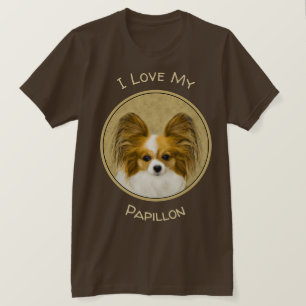 Papillon (Hound Tri) schilderen - Oorspronkelijke T-shirt