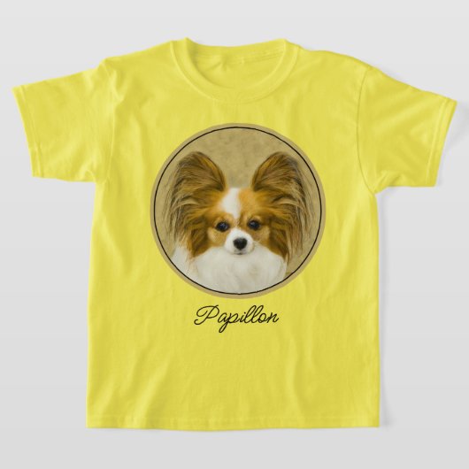 Papillon (Hound Tri) schilderen - Oorspronkelijke  T-shirt (Laagn)