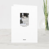 Papillon I Misser You Card Kaart (Achterkant)