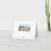 Papillon illustré et carte de note botanique (Dos)