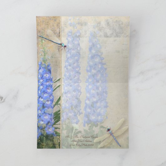 Papillon initial de libellule de papeterie de (Intérieur)