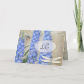 Papillon initial de libellule de papeterie de (Devant)