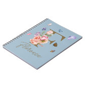 Papillon initial du Carnet personnalisé (Côté gauche)