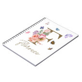 Papillon initial du Carnet personnalisé (Côté gauche)