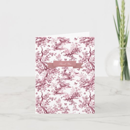 Papillon Jardin rose Toile Floral (Devant)