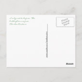 Papillon jaune dans la carte postale Sun (Dos)