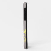 Papillon jaune Floral BT iPhone 5 Coque (Dos/Gauche)