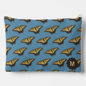 Papillon jaune mignon et initial sur le sac d'acce (Verso)