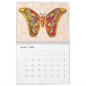 Papillon joli Calendrier des papillons (Jan 2026)