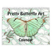 Papillon joli Calendrier des papillons (Protection)