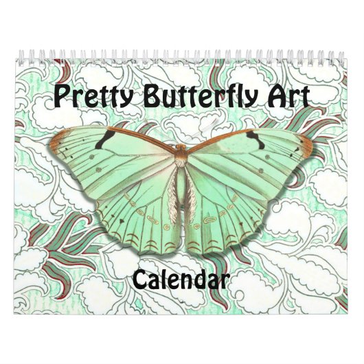 Papillon joli Calendrier des papillons (Protection)