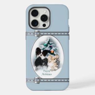 Papillon Jolies Fêtes de Noël Bleues