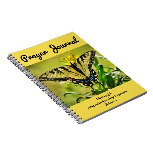 Papillon - Journal de prière Philemon 1:4 (Côté Droit)