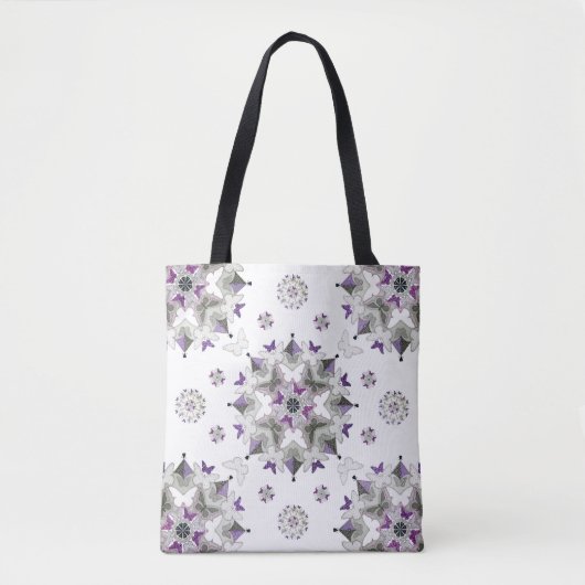 Papillon Kaleid Sac fourre-tout d'impression, viol (Devant)