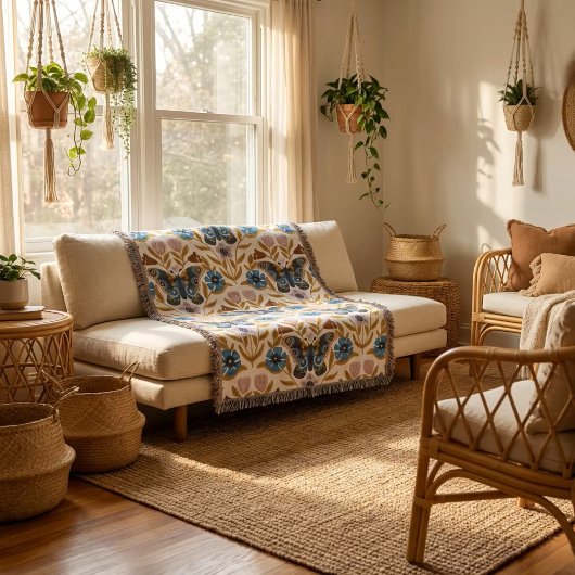 Papillon Kaleidoscope Deken