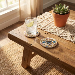 Papillon Kaleidoscope Zandsteen Onderzetter