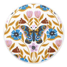 Papillon Kaleidscope Keramische Knop