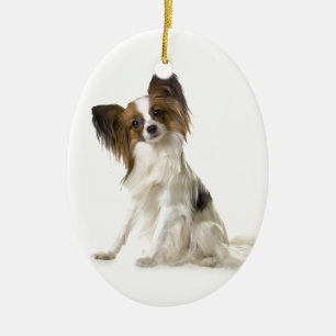 Papillon Keramisch Ornament