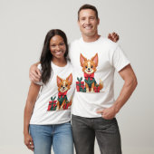 Papillon Kerstboog T-shirt (Unisex)