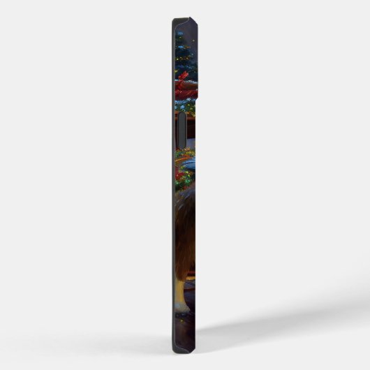 Papillon Kerstfeest Seizoen Case-Mate iPhone Case (Achterkant / Rechts)