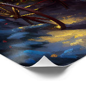 Papillon Kerstfeest Seizoen Perfect Poster (Hoek)