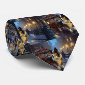 Papillon Kerstfeest Seizoen Stropdas (Opgerold)