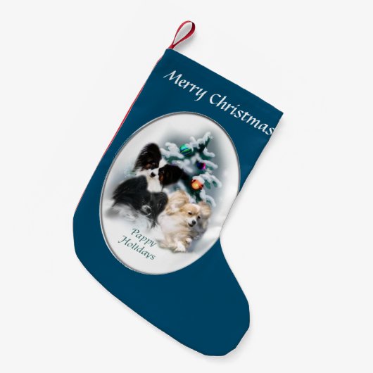 Papillon Kerstmis Kleine Kerstsok (Voorkant (Hangend))