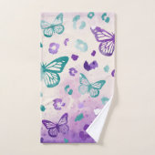 Papillon léopard blanc (Serviette à main)