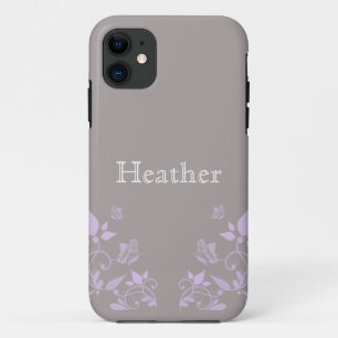 Papillon Lilac Floral BT iPhone 5 Coque