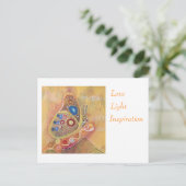 Papillon Love Light et carte postale d'inspiration (Debout devant)