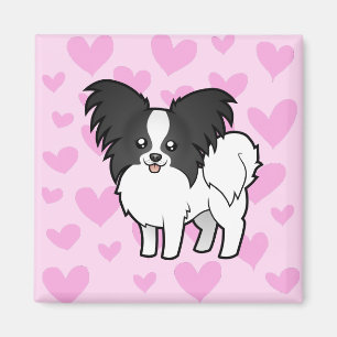 Papillon Love Magneet