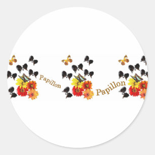 Papillon Lovers Gifts Ronde Sticker