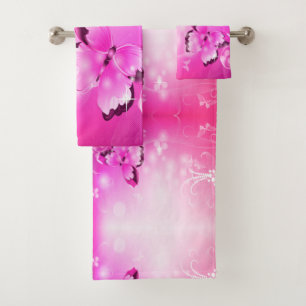 Papillon magenta