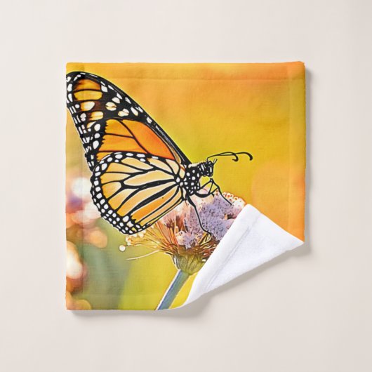 Papillon Majestic Gros plan (Gant de toilette)
