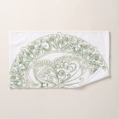 Papillon Mandala - Ensemble de serviettes de bain (Serviette à main)