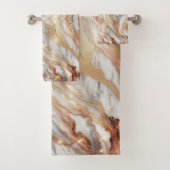 Papillon Marbre Tendance Luxueux Or Rose Glam (En situation)