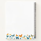 Papillon mémorial photo Keepsaké Carnet Spiral (Dos)