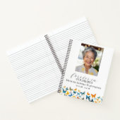 Papillon mémorial photo Keepsaké Carnet Spiral (Intérieur)