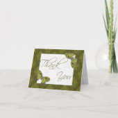 Papillon Merci Brocade vert (Devant)