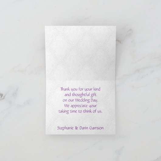 Papillon Merci Brocade violet (Intérieur)