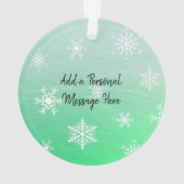 Papillon Message personnel Garde de Noël (dos)