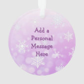 Papillon Message personnel Garde de Noël (dos)