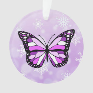 Papillon Message personnel Garde de Noël