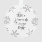 Papillon Message personnel Garde de Noël (dos)