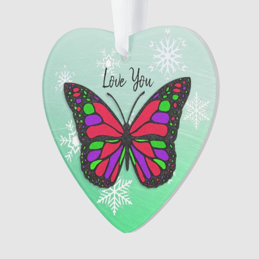 Papillon Message personnel Garde de Noël (devant)