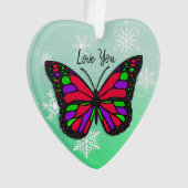 Papillon Message personnel Garde de Noël (devant)